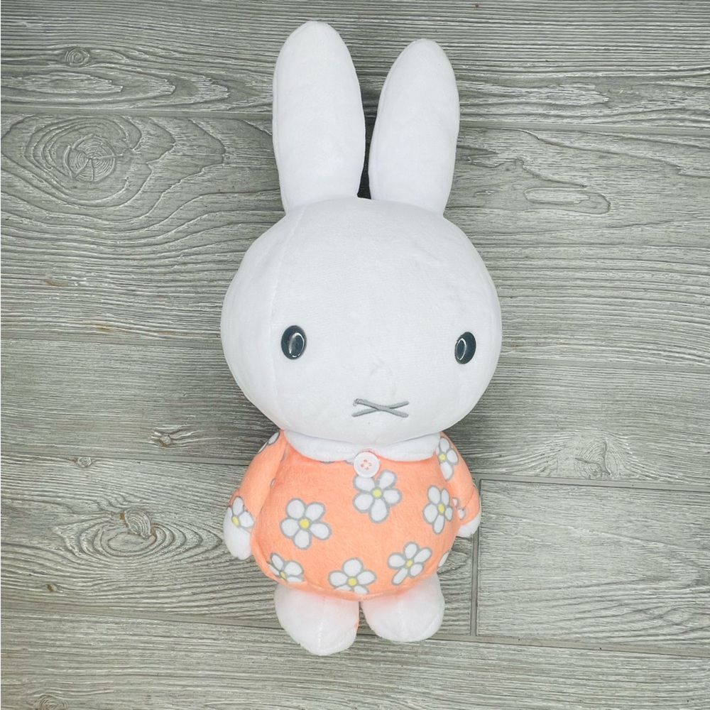 Miffy Plush Toy doll Birthday Pink and white plush stuffed animal bunny taito